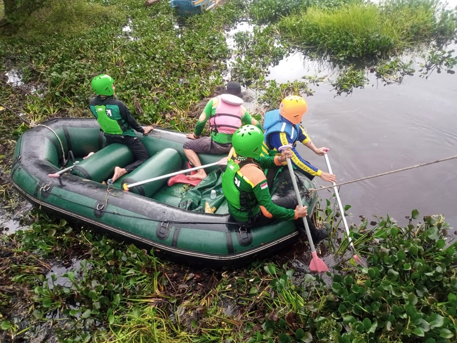 Pembersihan Eceng Gondok Masih Berlanjut di Telaga Merdada Dieng Banjarnegara, Berikut Kendalanya
