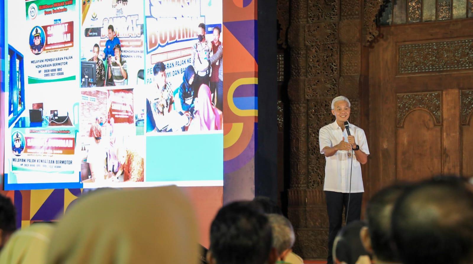 Ganjar Luncurkan Samsat Budiman, Bayar Pajak Kendaraan Tak Perlu ke Kantor Samsat