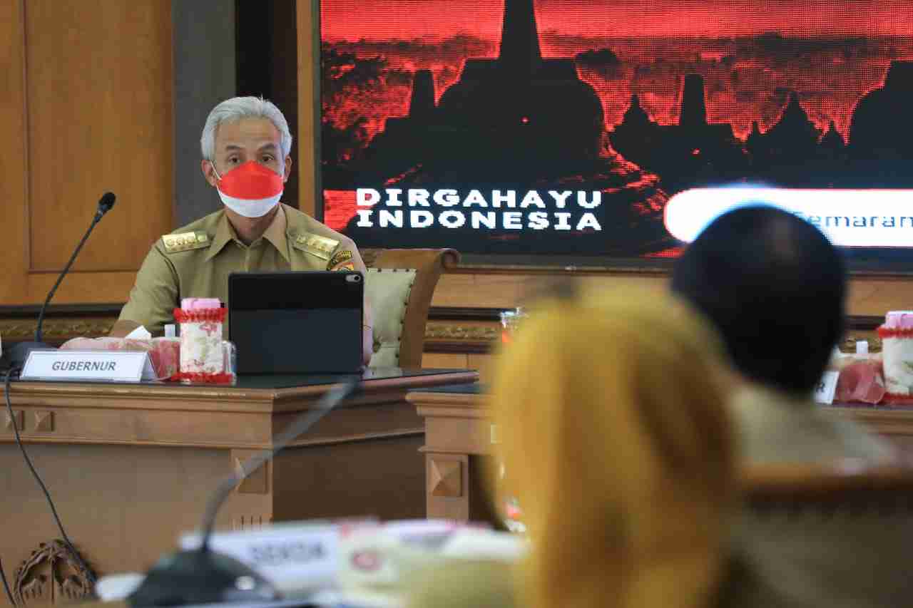 Jateng Makin Membaik, PPKM Sudah Turun Level, Ganjar: Jelang Finish Jangan Sampai Terganggu
