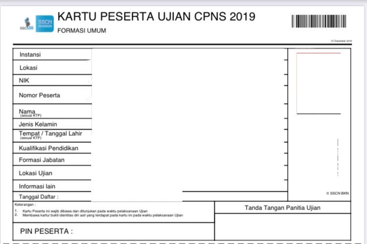 Belum Dapat Waktu dan Lokasi Tes SKD CPNS 2019? BKN Anjurkan Hal Ini