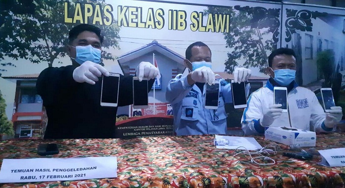 Razia Lapas Tegalandong Slawi, Tim Gabungan Temukan Pisau dan Handphone