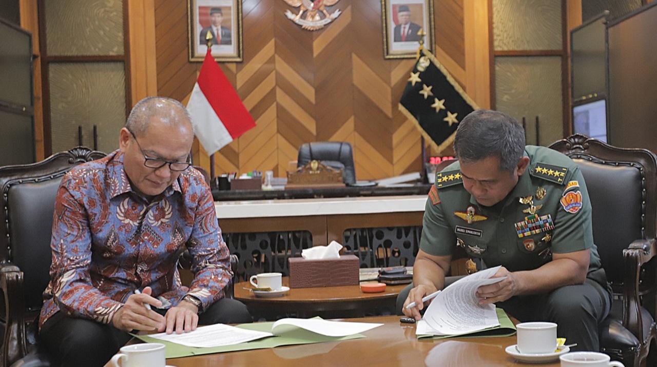 TNI AD, Kompas Gramedia, dan Tribun Network Kerja Sama Pelatihan Literasi Digital