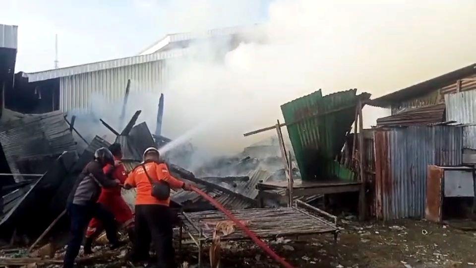 Polda Jateng Siap Ungkap Penyebab Kebakaran Pasar Induk Cepu Blora 