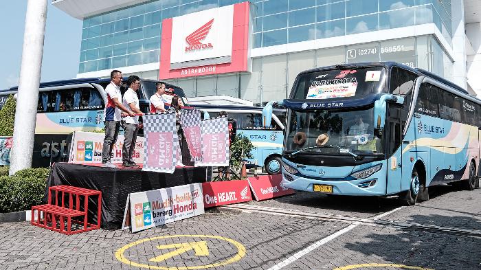 Balik Bareng Honda 2023 Berangkatkan Ratusan Konsumen Kembali ke Jakarta