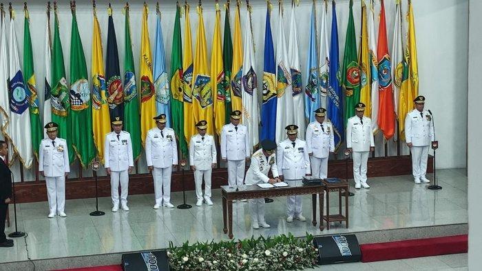 Sah, Nana Sudjana Resmi Jabat Pj Gubernur Jateng. Dilantik Bareng 8 Pj Gubernur Lain