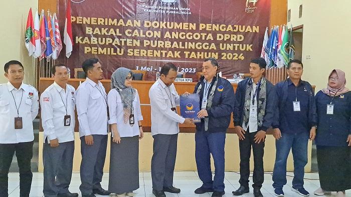 DPD Nasdem Purbalingga Daftarkan 50 Bacaleg di Tengah Gejolak Internal, Ketua Baru Cari Kader Loyal