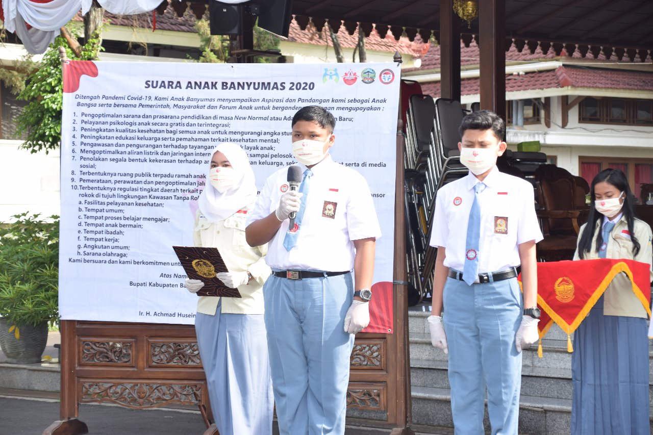 Peringati Hari Anak Nasional, Forum Anak Banyumas Keluhkan Pembelajaran Daring