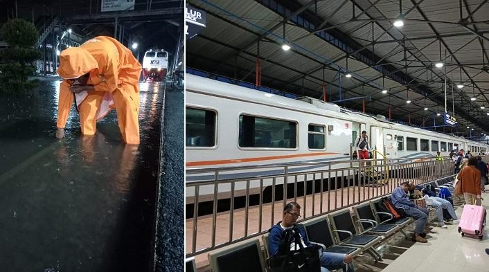 Dampak Banjir di Stasiun Semarang, Berikut Daftar KA yang Memutar Lewat Daop 5 Purwokerto