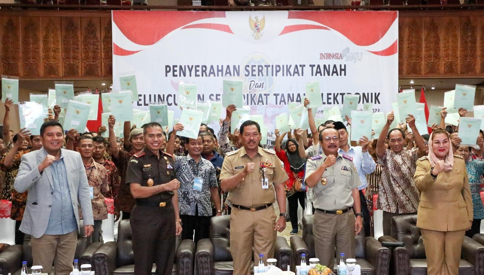 1 Juta Bidang Tanah di Jateng Belum Sertifikasi, Pemprov Jateng Dukung Tuntas di 2024
