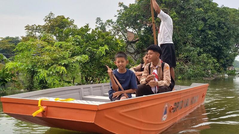 Banjir Merendam Lima Desa di Kudus, 2.539 Warga Terdampak. Belum Ada Pengungsi