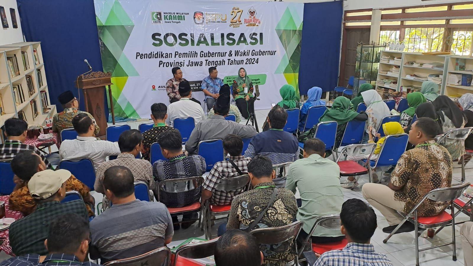 Berharap Pemilih Berpartisipasi Secara Cerdas, MW KAHMI dan KPU Jateng Gelar Sosdiklih di Solo