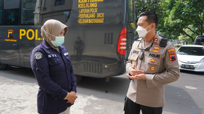 Polsek Cilongok Banyumas Di-Lockdown, Layanan SKCK dan Pelaporan Dialihkan ke Mobil BLKK