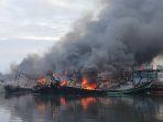 Video Ngerinya Kapal-kapal Terbakar di Pelabuhan Pelindo Tegal, Satu Kapal Seharga Rp 3 Miliar
