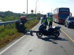 Gagal Salip Truk Boks, Pemudik Motor Tewas Terlindas di Jalan Lingkar Tegal