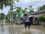 Luapan Sungai Pemali akibatkan 11 Fasilitas Umum dan 33 Sekolah di Brebes Banjir 