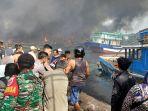 Total 13 Kapal Nelayan Kota Tegal yang Terbakar, Api Berasal dari Area Pelabuhan PT Pelindo