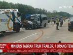 Kecelakaan di Tol Batang, Sopir Truk Dengar Dentuman Keras dan Lihat Tiga Orang Terduduk di Jalan