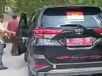 Mobil Dinas Plat Merah K 1025 XF Diduga Milik Pemkab Grobogan Kecelakaan