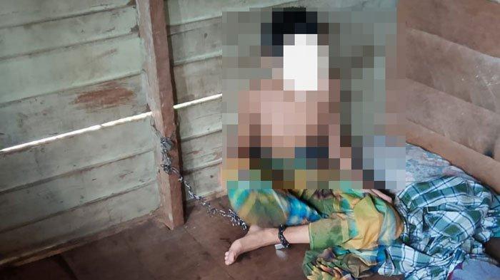 Remaja 14 Tahun di Lingga Ini Terpaksa Dirantai Orangtuanya Gegara Kerap Mengamuk