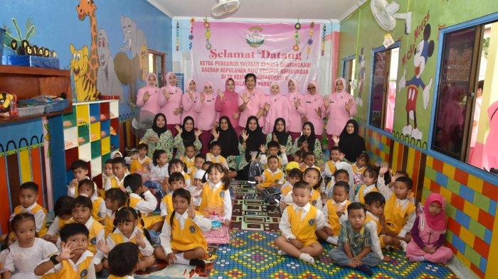 PESAN Ketua Bhayangkari Polda Kepri saat Kunjungi TK Kemala Bhayangkari II Batam