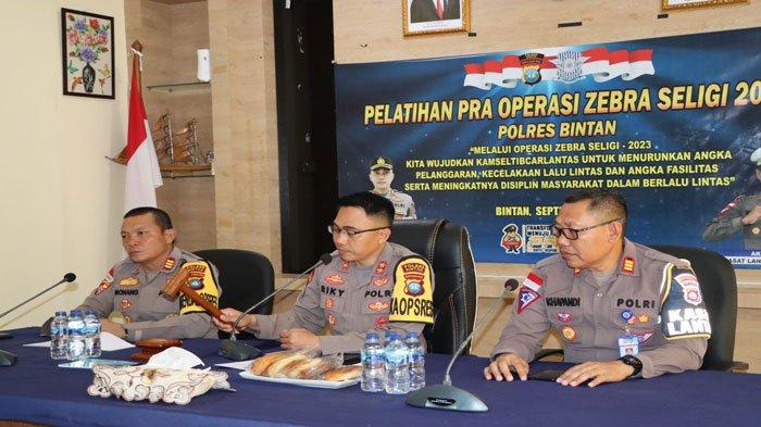 Siapkan Surat-surat, Satlantas Polres Bintan Operasi Zebra Seligi 2023 hingga 17 September