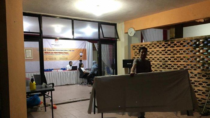Seperti Ini Persiapan KPU Batam di Malam Hari, Jelang Pendaftaran Paslon untuk Pilkada Batam