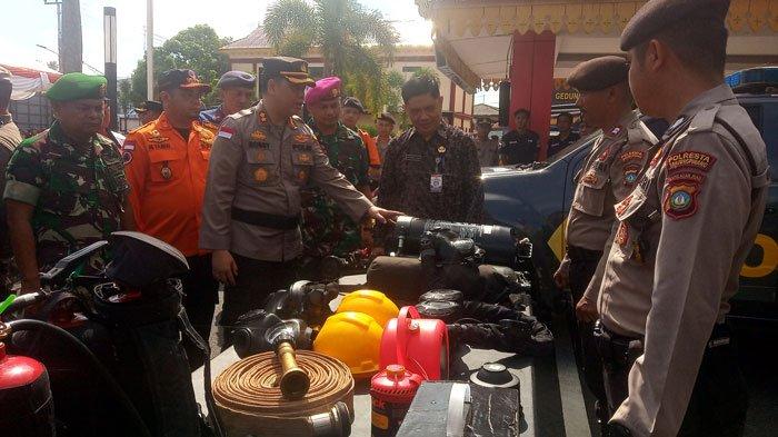 Hadapi Musim Kemarau, Polresta Tanjungpinang Ikut Apel Deklarasi Cegah Karhutla