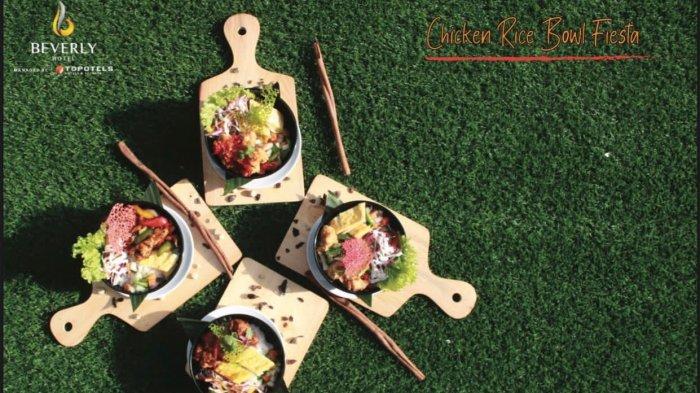 Promo at Beverly Hotel Batam, Various Chicken Rice Bowl Fiesta Menu, Only IDR 55 Thousand