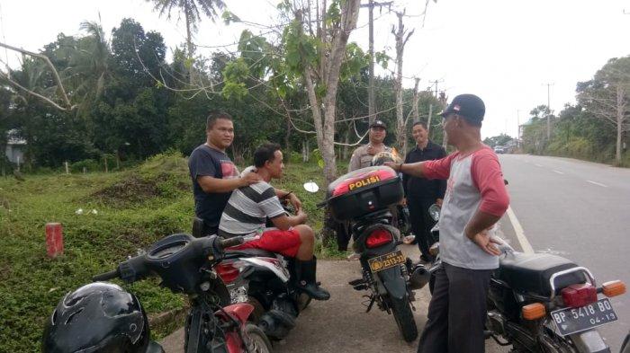 Teruskan Arahan Presiden Jokowi Widodo, Brigadir Agung Nuzul  di Polres Bintan Sosialisasi di Jalan