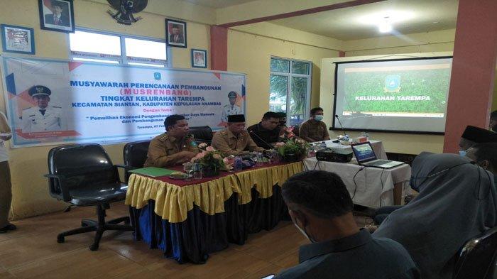 Rapat Musrenbang di Anambas, Kelurahan Tarempa Usulkan 5 Program Prioritas Tahun 2023