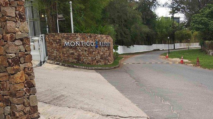 Batam Montigo Resort Bridge Collapsed, Now Guarding the Entrance of the Resort being Tightened