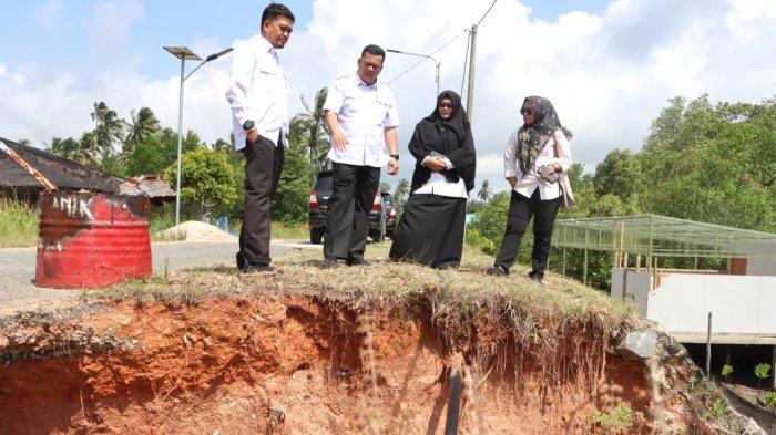 Pemkab Bintan Segera Perbaiki Jalan Amblas di Teluk Sebong Bintan