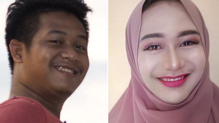 VIRAL DI FACEBOOK, Tak Ada Model, Istri Poles Wajah Suami Hingga Jadi Wanita Cantik
