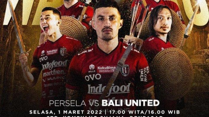 LIVE STREAMING Persela vs Bali United -- Duel Yang Akan Bikin Persib dan Arema Deg-degan