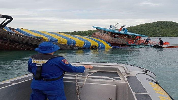 Kapal Bermuatan Kelapa Nyaris Tenggelam Usai Tabrak Terumbu Karang di Moro