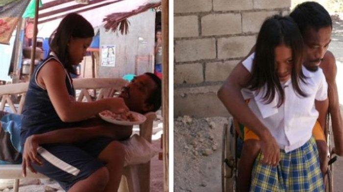 Kisah Gadis 11 Tahun Rela Rawat Ayah yang Cacat, Kehilangan 2 Hal Penting di Hidupnya