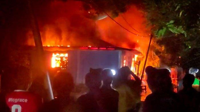 Kebakaran di Lingga Hanguskan Satu Rumah Warga Pulau Medang, Tak Ada Korban Jiwa