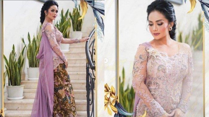 Ada Kisah Lain Dibalik Kebaya Ungu Krisdayanti saat Hadiri Lamaran Anak Gadisnya dengan Atta
