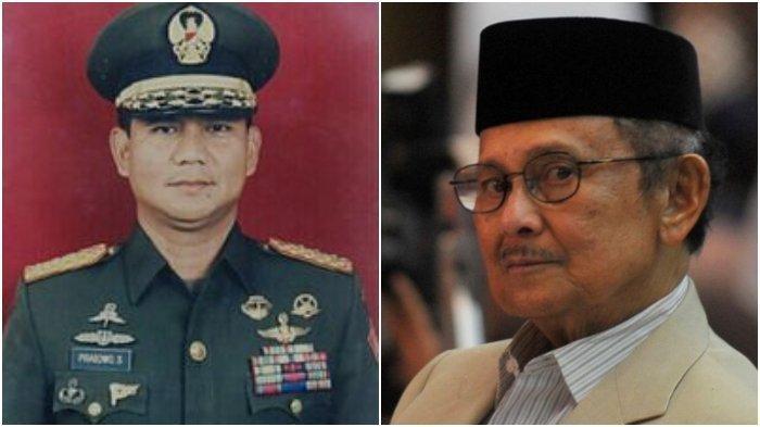 Ini Penyebab BJ Habibie Copot Prabowo Subianto dari Pangkostrad hingga Tolak Jabatan Dubes