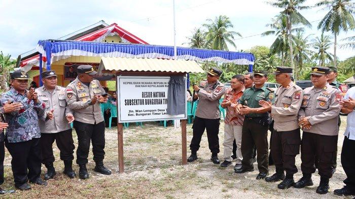 Kapolres Natuna AKBP Nanang Budi Resmikan 2 Kantor Polsubsektor, Ini Harapannya