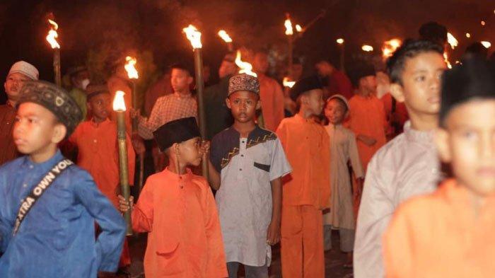 Semarak Lebaran di Lingga, PHBI Gelar Lomba Takbir Keliling di Dabo Singkep