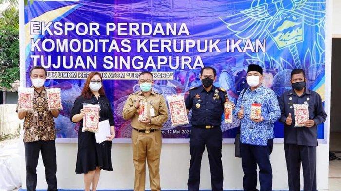 Kerupuk Atom Khas Moro Karimun Tembus Pasar Singapura di Tengah Pandemi Covid