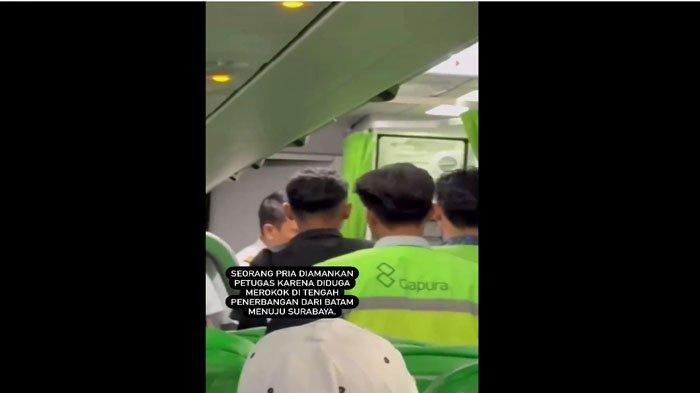 Penumpang Citilink Batam ke Surabaya Diamankan Gegara Merokok Dalam Pesawat