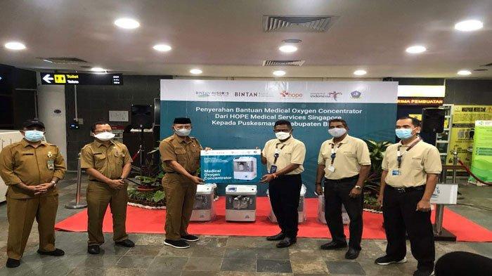 Singapura Bantu 16 Unit Oksigen Konsentrator untuk Bintan