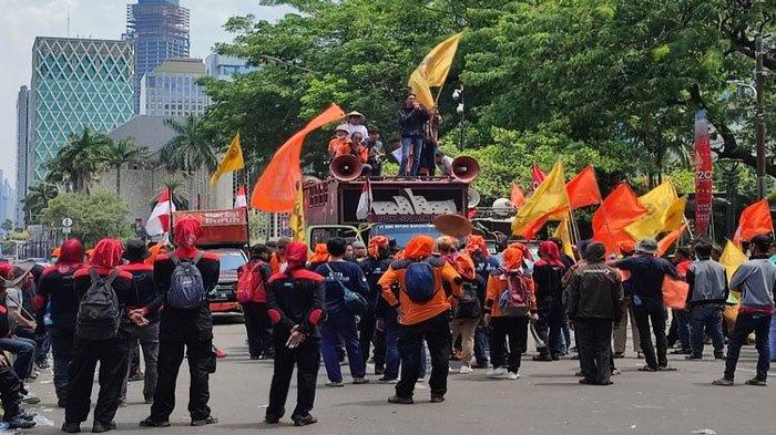 Demo di Patung Kuda, Serikat Petani Tagih Janji Jokowi Soal Lahan 9 Juta Hektare