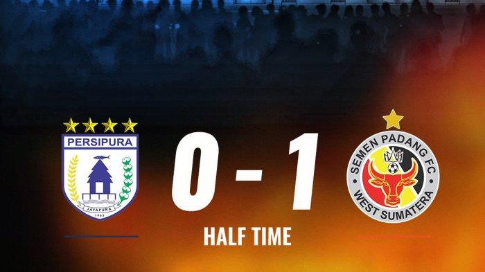 Hasil Persipura Jayapura vs Semen Padang, Agung Prasetyo Cetak Gol, Babak I Semen Padang Menang 1-0