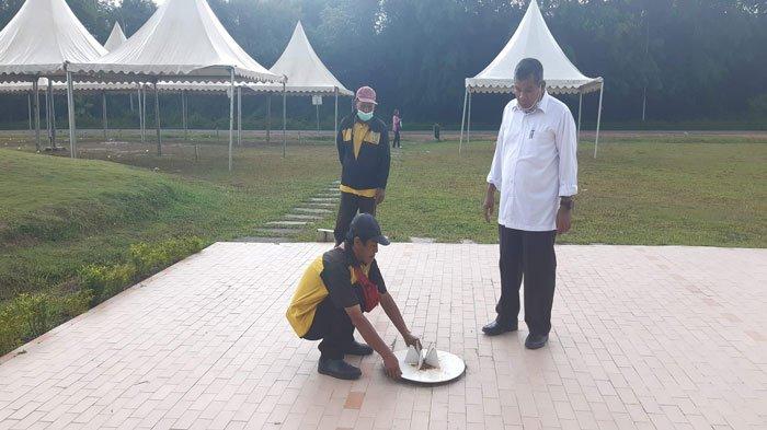 Tiga Lampu Hias di Taman Dang Anom Batam Hilang Dicuri Orang