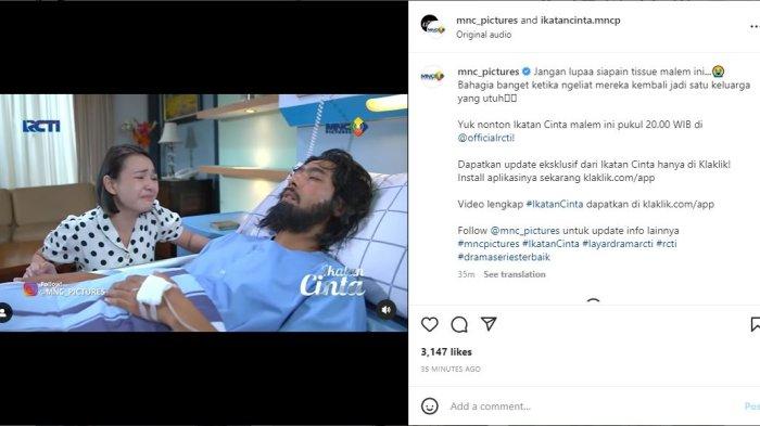 Amanda Manopo Menangis Lihat Kondisi Arya Saloka saat Kembali ke Ikatan Cinta