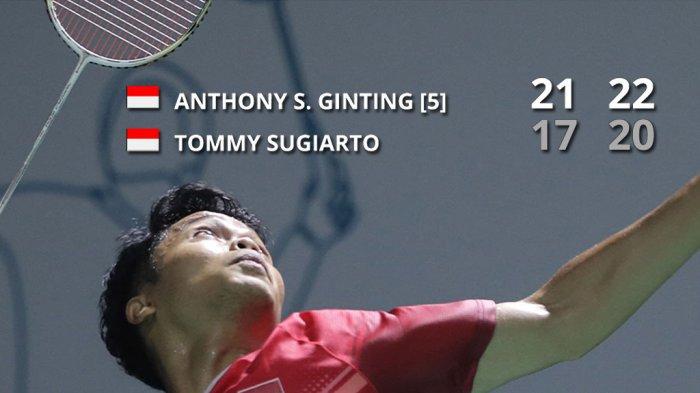 Hasil Indonesia Open 2022, Rinov/Pitha Kalah, Anthony Sinisuka Ginting Menang