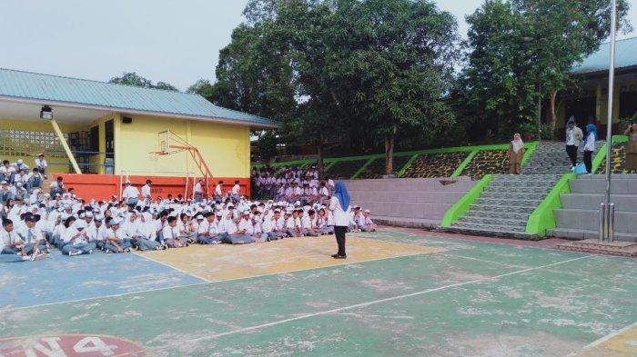 1.200 Siswa SMAN 4 Batam Antusias Simak Sosialisasi Program JKN